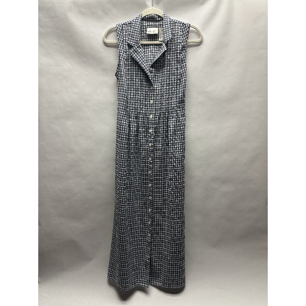 Kathie Lee Vintage Plaid Midi Dress